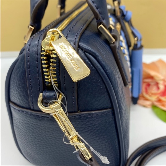 MICHAEL KORS BEDFORD XS DUFFLE XBODY NAVY MULTI - Picture 10 of 15